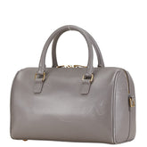 サンローラン ベイビーダッフル ハンドバッグ ショルダーバッグ 2WAY 330958 グレー レザー レディース SAINT LAURENT 【中古】